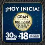 Venta Nocturna Gran Chapur: hasta 30% de descuento + 18 msi