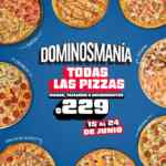 Promoción Dominosmanía: Todas las pizzas a $229 sin importar masa, tamaño o ingredientes