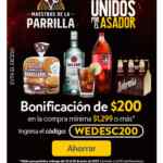 Cupón Walmart Express Maestros de la Parrilla: $200 de descuento en compras de $1,299