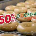 Promoción Día del Padre Krispy Kreme: Docena glaseada o sabor fresa a mitad de precio este fin de semana