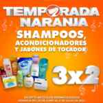 Temporada Naranja 2023: 3x2 en todos los shampoos, jabones y acondicionadores