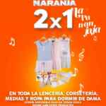 Temporada Naranja 2023: 2x1 en lencería, corsetería, medias y ropa de dormir para dama