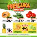 Ofertas Merco frutas y verduras del 13 al 15 de junio