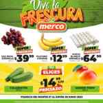 Ofertas Merco frutas y verduras del 27 al 29 de junio