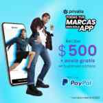 Promo Privalia Paypal: $500 de descuento + envío Gratis en tu primera compra