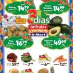 Ofertas S-Mart 3 días de frutas y verduras del 20 al 22 de junio