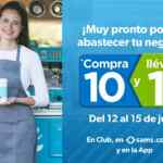 En Sam's Club Compra 10 y Lleva 11 en abarrotes y despensa seleccionados