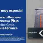 En Sam's Club hazte socio o renueva tu membresía Plus y llévate una mochila térmica de regalo