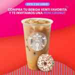 Promoción Starbucks Día de la Dona 2023: Compra bebida y llévate un mini cronut GRATIS