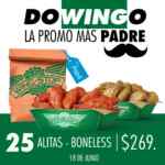 WingStop Día del Padre: 25 Boneless y/o Alitas por $269