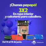 3x2 en ropa interior y calcetines en Almacenes Del Sol y Woolworth por el Día del Padre