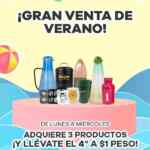 Venta de Verano Ideën: Adquiere 3 productos y llévate el 4to a $1 peso