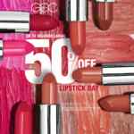 Lipstick Day GOC Make Up: Segundo a mitad de precio en labiales en tienda online