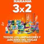 Temporada Naranja 2023: 3x2 en limpiadores y jarciería del hogar