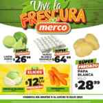 Ofertas Merco frutas y verduras del 11 al 13 de julio