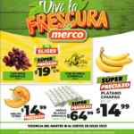 Ofertas Merco frutas y verduras del 18 al 20 de julio