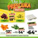 Ofertas Merco frutas y verduras del 25 al 27 de julio