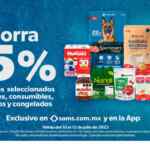 En Sam's Club 15% de descuento en despensa y abarrotes seleccionados