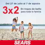 3x2 en trajes de baño en Sears hasta el 7 de agosto