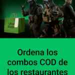 Promo Uber Eats Call of Duty: obtén Doble XP al ordenar pedidos participantes