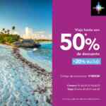 En Volaris hasta 50% de descuento en vuelos + 20% adicional con v.club hasta hoy