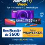 Cupón Walmart Week de $600 de bonificación este 10 de julio