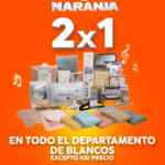 Temporada Naranja 2023: 2x1 en todo el departamento de blancos