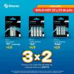 3x2 en pilas en Steren sólo hasta hoy