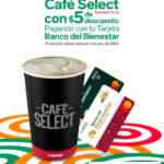 $5 de descuento en Café Select en 7-Eleven al pagar con tu tarjeta Banco del Bienestar