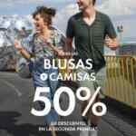 En C&A 2do a mitad de precio en todas las blusas y camisas