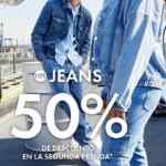 Segundo a mitad de precio en jeans en C&A
