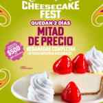 Cheesecake Fest en Cheesecake Factory: Rebanadas a mitad de precio con consumo mínimo