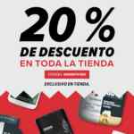 Cupón GNC 20% de descuento en tienda física