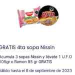 En Oxxo compra 3 sopas Nissin y llévate Gratis la 4a