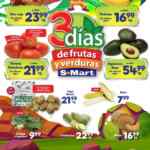 Ofertas S-Mart 3 días de frutas y verduras del 15 al 17 de agosto