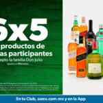 6x5 en licores participantes en Sam's Club