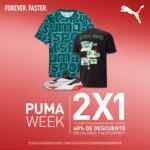 Puma Week TAF: 2x1 en ropa Puma y hasta 40% de descuento en tenis y accesorios