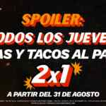 Jueves Chingones Taquearte: 2x1 en chelas y tacos al pastor los jueves