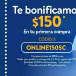 Cupón Walmart Super de $150 de descuento para nuevos usuarios