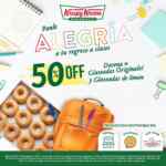 En Krispy Kreme 50% de descuento en docenas glaseadas y sabor limón este fin de semana