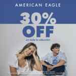 En American Eagle 30% de descuento en toda la tienda
