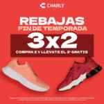 Rebajas de Fin de Temporada Charly: 3x2 en tenis participantes