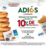 En Krispy Kreme 10% de descuento al pagar con puntos Payback