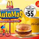 McDonald's Semana del Automac: hamburguesa McPollo por $39 y más