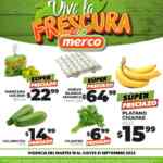 Ofertas Merco frutas y verduras del 19 al 21 de septiembre