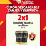 Oxxo Cupón 2x1 en chocolate Abuelita