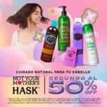 En Sally segundo al 50% off en productos para el cabello participantes este fin de semana