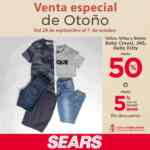 Venta Especial de Otoño Sears: hasta 50% de descuento + 15% adicional