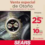 Venta Especial de Otoño Sears: hasta 50% de descuento + 15% adicional