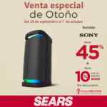 Venta Especial de Otoño Sears: hasta 50% de descuento + 15% adicional